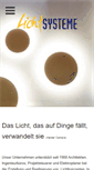 Mobile Screenshot of lichtsysteme-gkw.de
